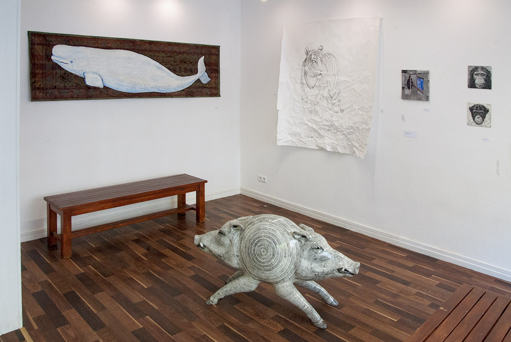 Whale: Liisa Kanerva, Helsinki; Papertiger: Hannah Dougherty, Berlin; wild boar: Ina Sangenstedt