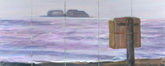Landunter 1977 (1+2) Acryl auf Leinwand/canvas, 80 cm x 200 cm